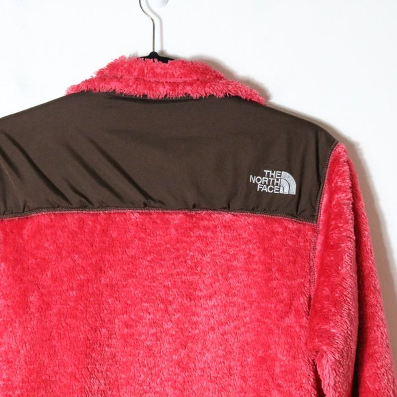 The North Face Womens XS Pink Brown Denali Fleece Polartec Zip Up Soft Jacket - Picture 8 of 8